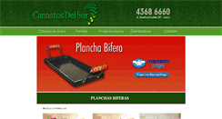 Desktop Screenshot of canastosdelsur.com